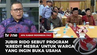 Program Kredit Mesra Milik RK Suswono Fahlino Sjuib Beri Penjelasan  AKIP tvOne