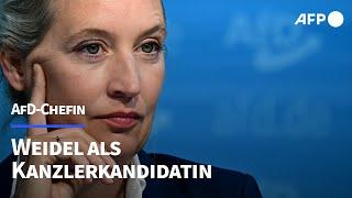 Alice Weidel soll Kanzlerkandidatin der AfD werden  AFP