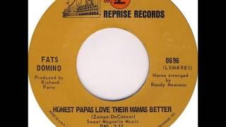 Fats Domino - Honest Papas Love Their Mamas Better - early May 1968