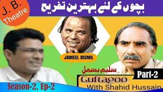 GUFTAGOO with Shahid Hussain S2 گفتگو  S2Ep2 Part2  SalimBismil   Jameel Bismil Children Theatre