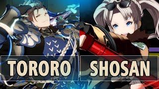 GBVSRTororo Percival Vs Shosan Zeta Crimson Bomber High Level Gameplay.