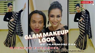 GLAM MAKEUP LOOK by jaanmoni das  Ranjini Haridas Vlog