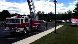 WTC 911 Remnant Ceremony at the Western Pocono Public Library Brodheadsville 9112016