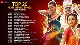 Top 20 Marathi Songs - Video Jukebox  Zingaat Jau De Na Va Sairat Zaala Ji Ararara & More