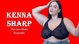 Kenna Sharp Biography  Weight Height Lifestyle Net Worth  American Curvy Plus Size Model 