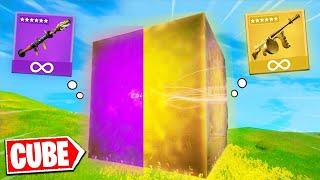 Fortnite except the CUBE decides my weapons