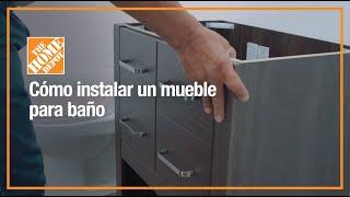 Cómo instalar un mueble para baño  Baños  The Home Depot Mx