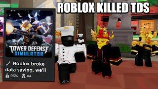 TDS got SHUT DOWN... by ROBLOX