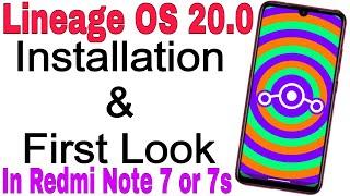 Without PC  How To Install Lineage OS 20.0 In Redmi Note 7 or 7s  Best Gaming Rom For Note 7 or 7s