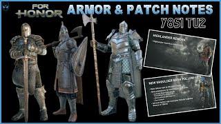 Knights and Vikings Armor Variations and Patch Notes  Y8S1 TU2  Welcome Highlander  For Honor