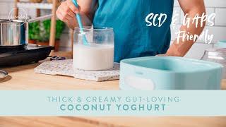 Luvele Organic Coconut Yogurt Recipe made in the Luvele Pure Plus Yogurt Maker