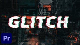 Create an AWESOME Text Glitch Effect NO PLUGINS  Adobe Premiere Pro 2021