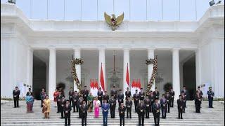 Pelantikan Anggota Kabinet Indonesia Maju 2019-2024 Istana Kepresidenan Jakarta 23 Oktober 2019