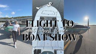 Cessna Flight to Ft Myers Boat Show The Pattern Was FULL