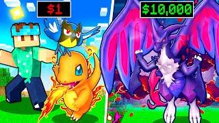 $1 Vs $10000 FUSION POKEMON in PIXELMON Minecraft