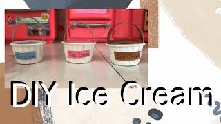 DIY Ice Cream for your American Girl Dolls