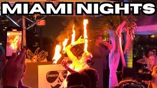 French Masquerade party with fiery performers - Miami Nights #nightlife