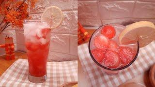 EMANG NYEGERIN RESEP WATERMELON ADE ALA KOREA SIMPLE 4 BAHAN