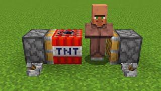 villager + tnt = ?