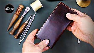 handmade leather wallet  leather wallet slim  best mens wallet  leather craft