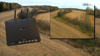 Часть 2. Про FPV передачу видео в реальном времени обзор монитора Boscam RD4 с DVR и диверсити.