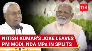 Agli Baar Sab Harega... Nitish Kumars Hilarious Take On INDIA Bloc Cracks Up PM Modi  Watch