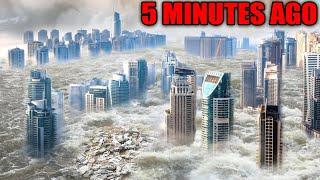 Shocking See How Dubai is Swallowed By Water The Wrath Of God  Jesus Is Coming Back Soon