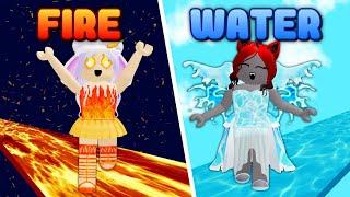 FIRE Vs WATER Obby With Moody Roblox