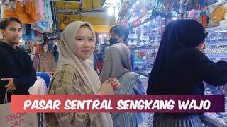 Pasar Sentral Sengkang Wajo menjelang Lebaran Idul Fitri