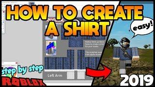 How to CREATE your OWN SHIRT  Easy & Fast tutorial  Roblox