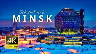 Minsk Belarus  in 4K ULTRA HD 60FPS Video by Drone