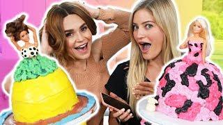 PRINCESS CAKE DECORATING CHALLENGE w iJustine