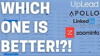 Apollo.io vs. Uplead vs. Sales Navigator vs. Zoominfo... Check Updated Review in comments