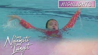 Amber drowns in the swimming pool  Nang Ngumiti Ang Langit With Eng Subs