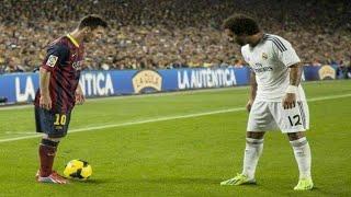 Lionel Messi and Marcelo The Battle between two Great players