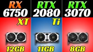 RX 6750 XT vs RTX 2080 Ti vs RTX 3070 - 20 Games Benchmarks