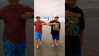 BACK AT THE BEACH DC@JJCfam #viral #beach #twinning #shortvideos #foryou #shorts