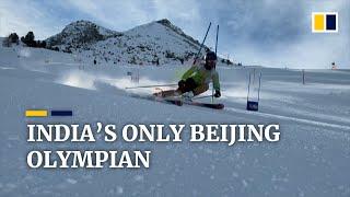 Skier Arif Khan is India’s only athlete competing in the Beijing Winter Olympics