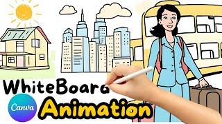 Create Whiteboard Animation Free With Canva AI  Hand Writing Animation Videos With AI