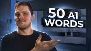 50 words for ABSOLUTE BEGINNERS to learn RIGHT NOW