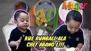 MAGER  ABANG L BIKIN KUE PENUH CINTA UNTUK BUNDA LESTI & PAPA BILLAR SO SWEET