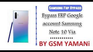 All Samsung NOTE Series Frp Bypass android 9.0.1 2019 by Gsm Yamani