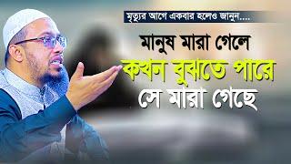 মানুষ মারা গেলে কখন বুঝতে পারে সে মারা গেছে ? শায়খ আহমাদুল্লাহ  sheikh ahmadullah prashn uttar