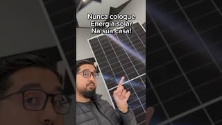 Nunca coloque energia solar na sua casa sem ter certificado do Flash test