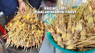 JUALAN SATE KELAPA DI PINGGIR KALI UDAH 80 TAHUN 