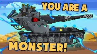 Waffenträger E100 - YOU ARE A REAL MONSTER - Cartoons about tanks