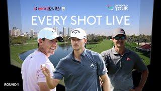 REPLAY  Rory McIlroy Nicolai Højgaard & Adam Scott  2024 Hero Dubai Desert Classic