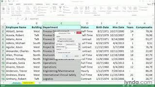 Excel Tutorial - Parsing your data to create unique lists