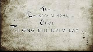 Bhutanese song 2020 Rangwa Lyrics video