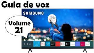 Desativar  Ativar voz em tudo que aparece em tela  Acessibilidade na TV Samsung